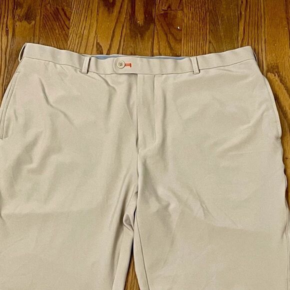 Peter Millar Wicking Elements Performance Pants.  Tan.  Size 36. - Picture 2 of 8